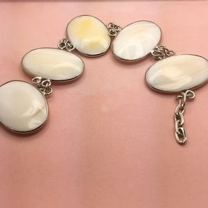 Polished shell bracelet